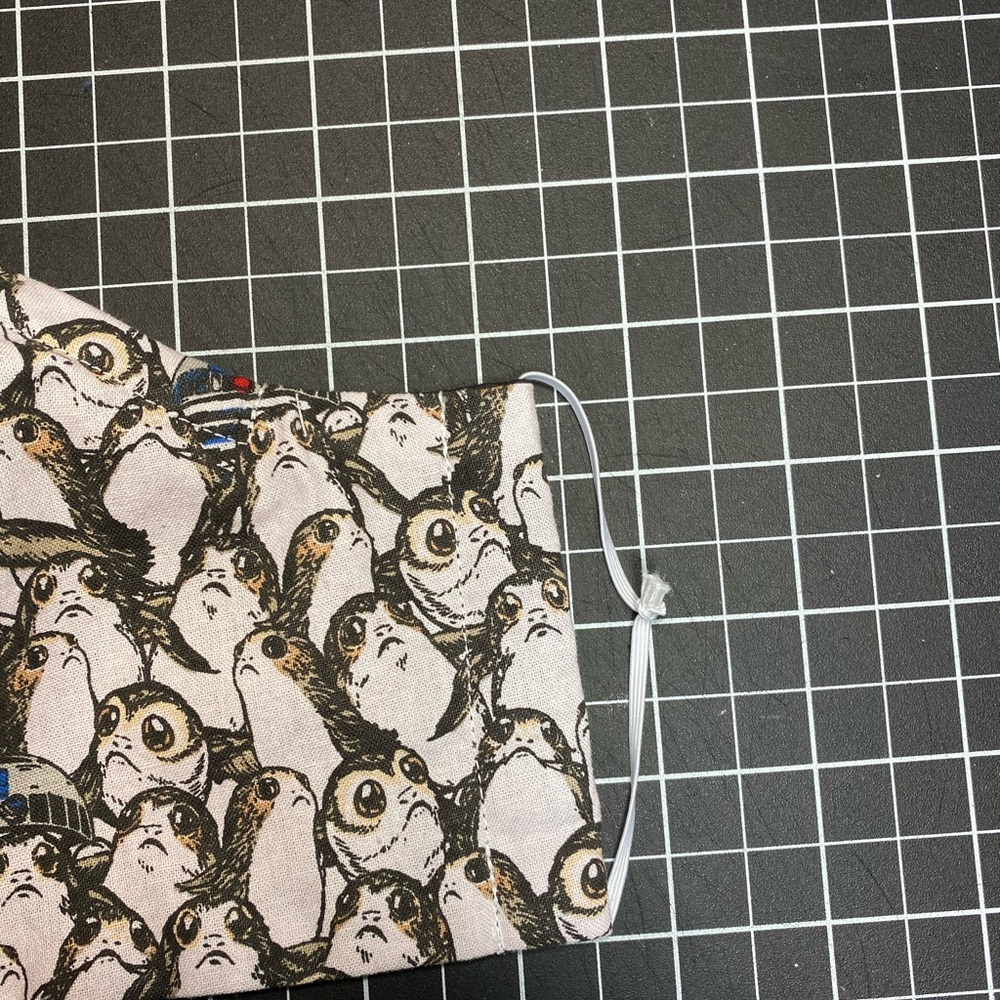 Two Large/ XL Masks R2D2 & Blue Batik - Picture 6 of 16